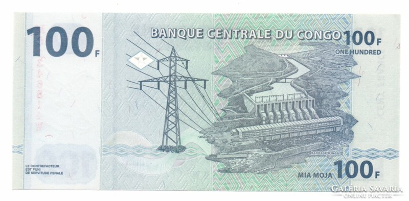 100   Francs     2007    Kongó