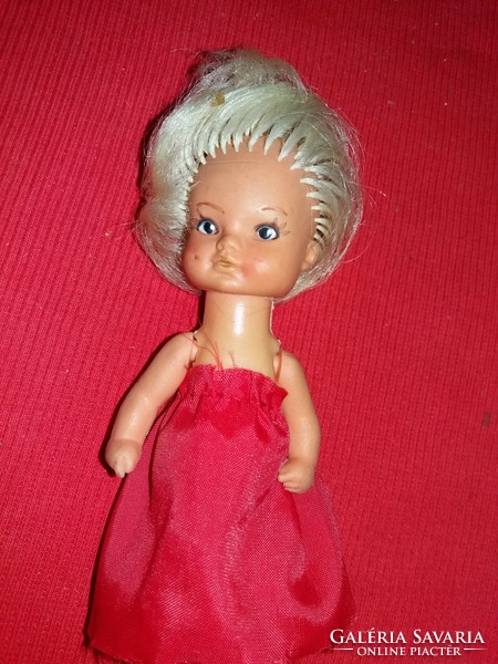Antique 1960s German Jean Höffler 10 cm extremely rare hair doll as shown in the pictures