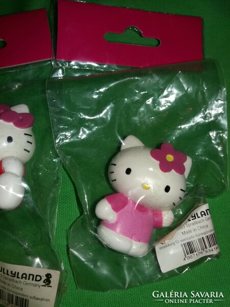 MINŐSÉGI BULLILAND Hello Kitty figura csomag bontatlan plasztik EGYBEN 5 cm / db a képek szerint