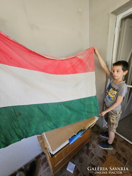 Old large size Hungarian flag