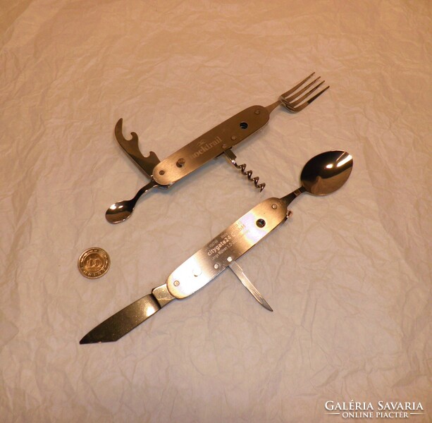 Double knife, spoon machine. From collection. New! Uncut!