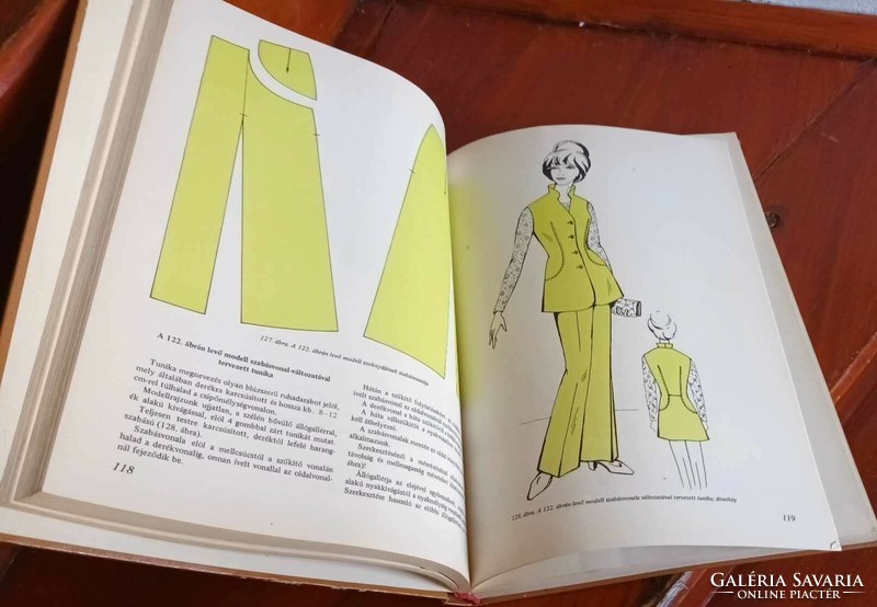 Editing and tailoring of women's and girls' clothes by Dr. János Bugár / women's tailor drawing