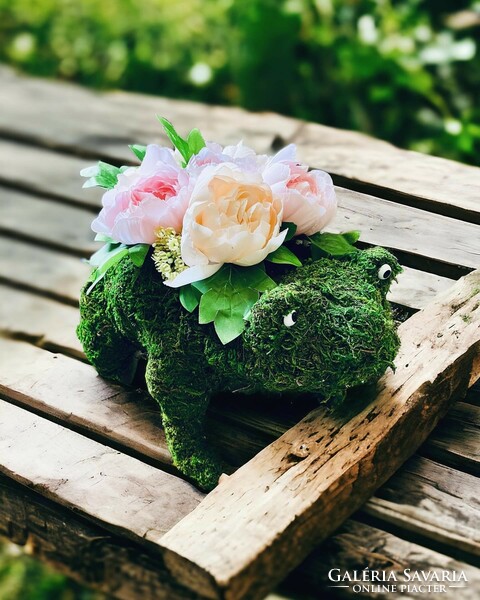 Viennese frog flower basket / table decoration