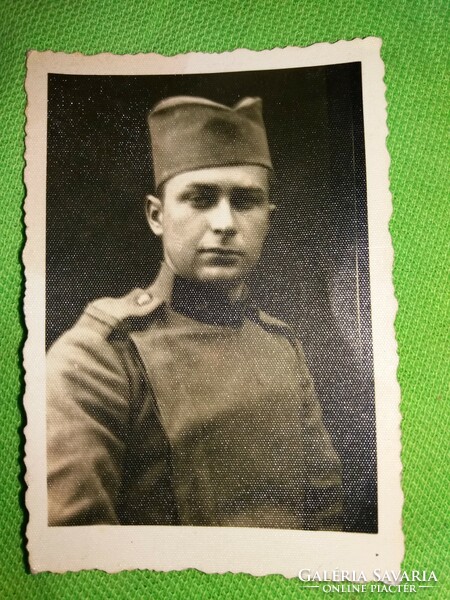 Antique i. Vh. Hungarian soldier portrait photo 5.5 x 8.5 cm according to the pictures