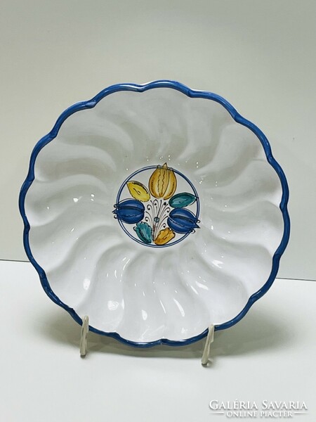 Glazed ceramic wall bowl / tray