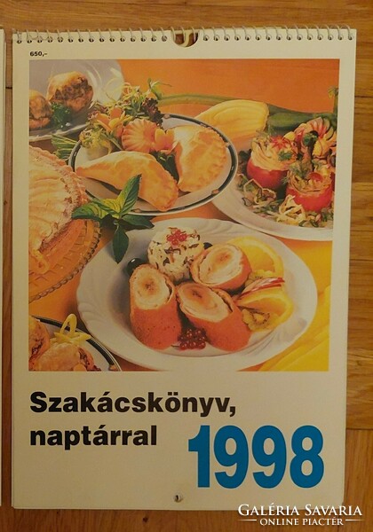 Cookbook with calendar 1998 (even with free delivery)