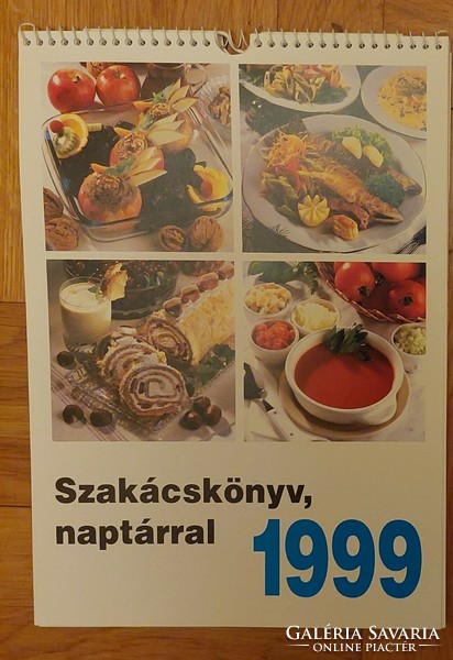 Cookbook with calendar 1999 (even with free delivery)