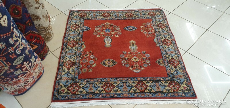 3045 Half antique Azeri vase pattern handmade woolen Persian rug 99x107cm free courier