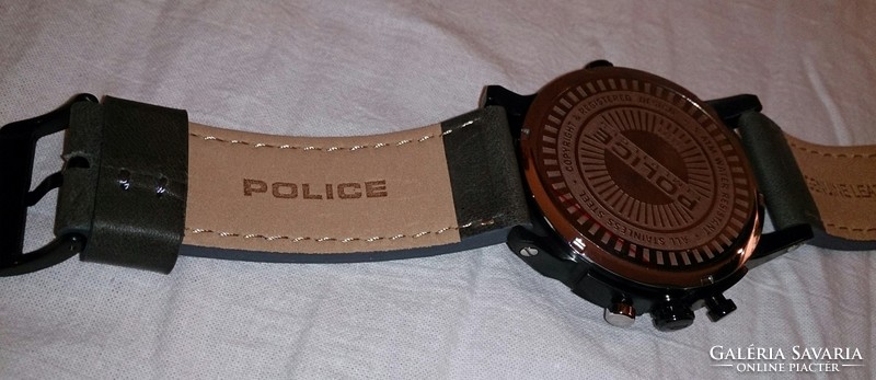 Extravagant large police lincoln watch