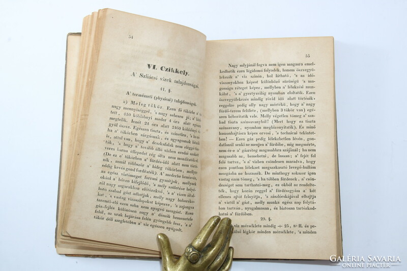 1838 - Robert Czilchert - description of the Szliács spa, a rare work of balneological medical history !!