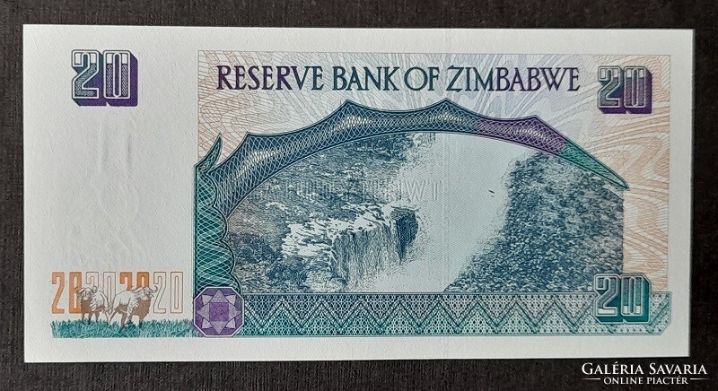 Zimbabwe * 20 dollars 1997