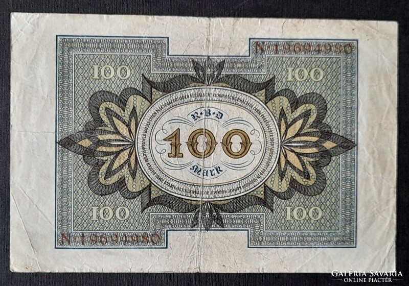 Németország * 100 márka 1920