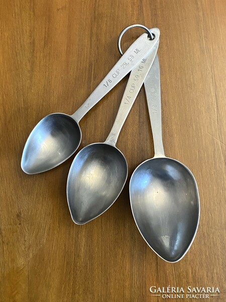 Ekco stainless steel kitchen measuring spoon set