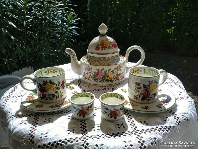 Villeroy & Boch Summerday új porcelán, kétszemélyes  teás készlet