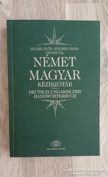 German-Hungarian hand dictionary.