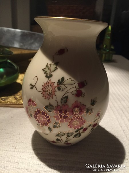 Zsolnay small vase, marked, numbered (33)