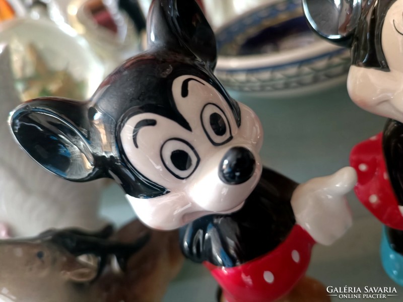 Mickey & Minnie Walt Disney porcelán!