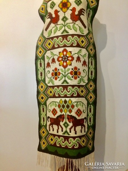 Vintage Scandinavian embroidered wall protector