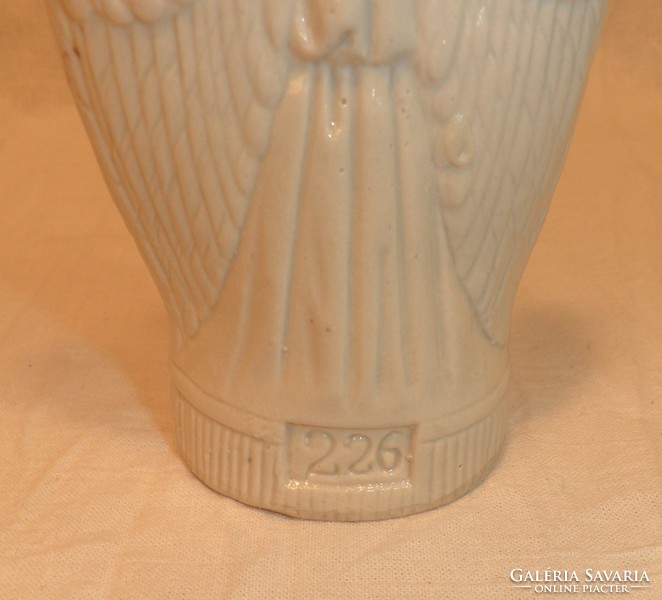 Old porcelain angel, numbered