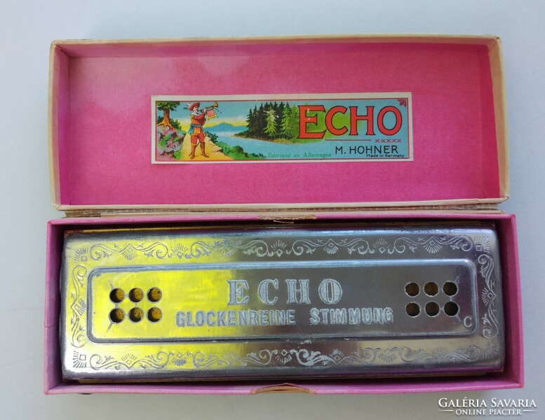 Old hohner echo harp c-g harmonica