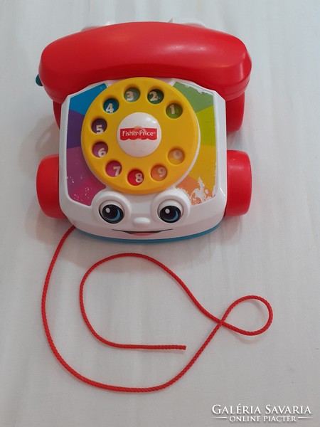 Fisher-Price gurulós gyerek játék telefon tárcsás