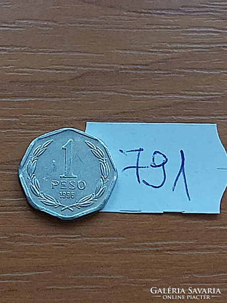 Chile 1 peso 1996 alu. Bernardo O'Higgins 791