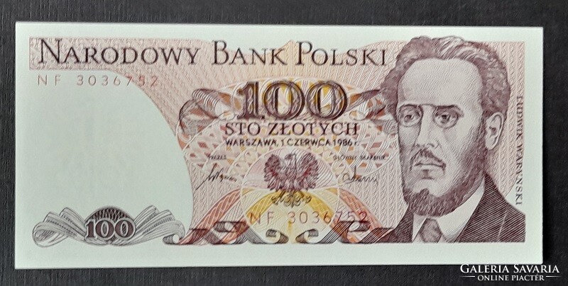 Poland * 100 zlotys 1986
