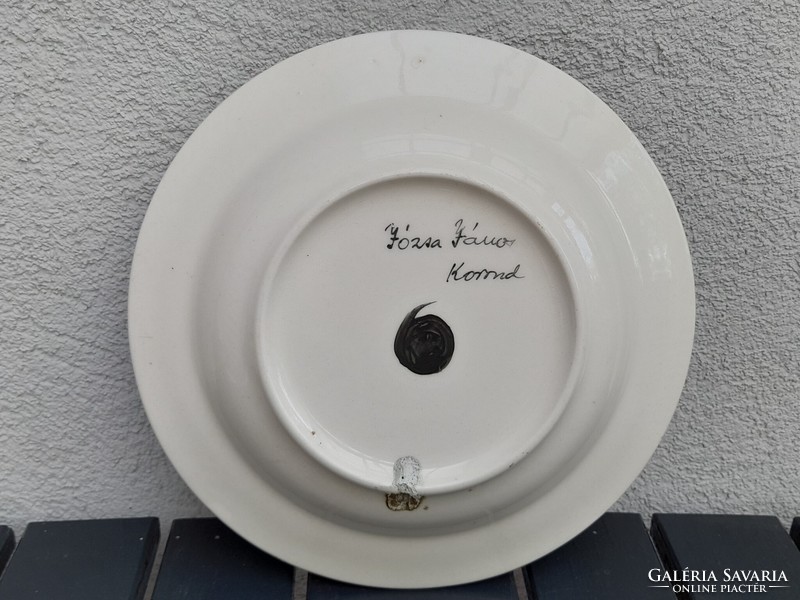 Józsa János wall bowl