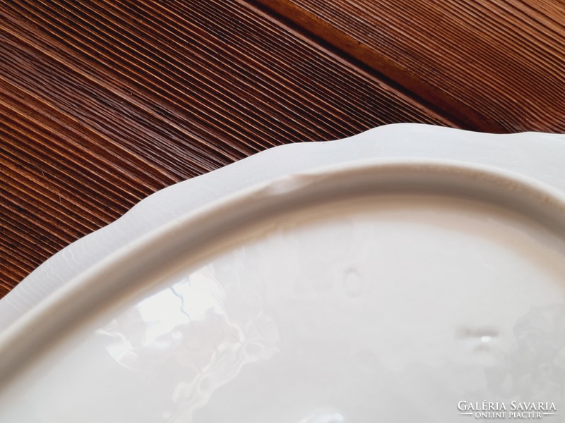 Antique elbogen white porcelain side dish