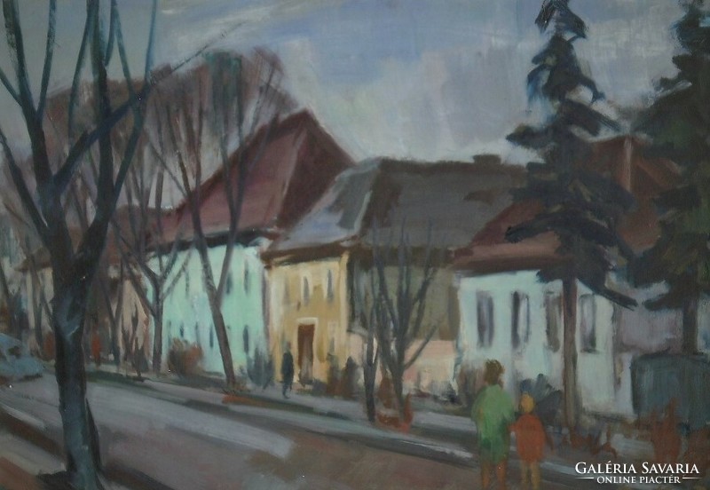Zoltán Bertha (1914-2003): gray street