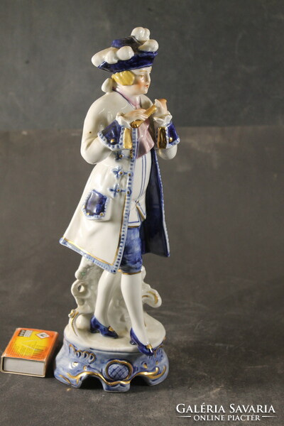 German echt cobalt baroque figure 814