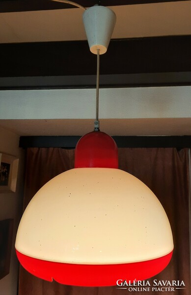 Vintage plastic hanging lamp, chandelier
