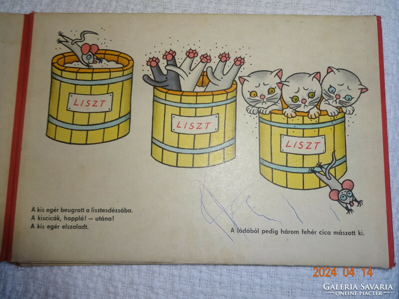 Two old, antique hardback Sutyeyev storybooks together: the three kittens + the imitation chick