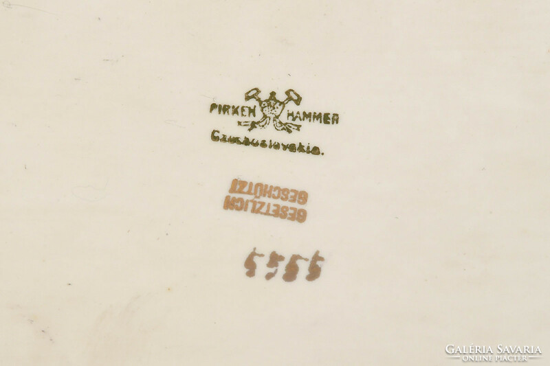 Pirkenhammer antik kávézó/csokoládés szett, XX. sz. eleje