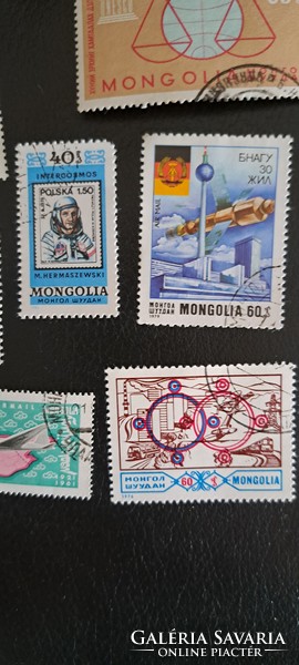 Mongolia stamp pack sealed 12