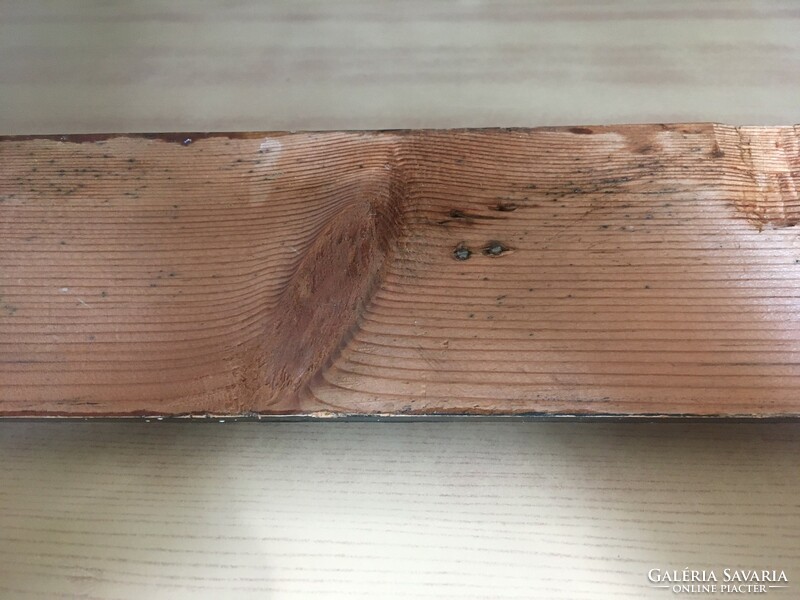 Régi 65 cm-es fa fali fogas 4 alumínium akasztóval