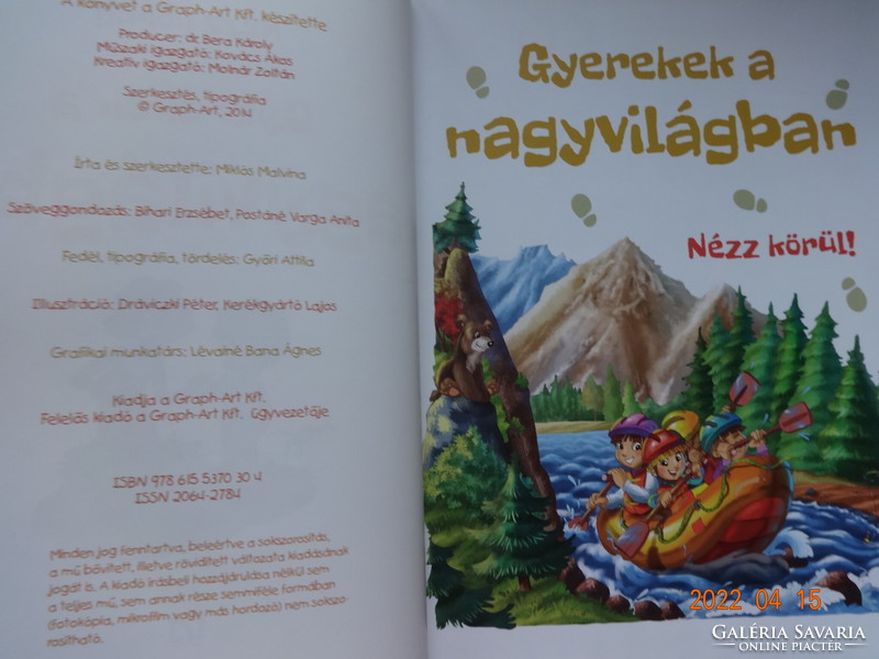 Miklós Malvina: Gyerekek a nagyvilágban - Nézz körül! - gyönyörű ismeretterjesztő gyermekkönyv