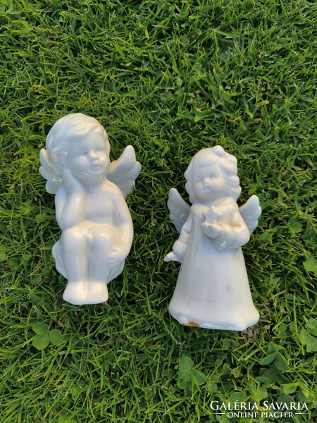 2 ceramic angels for sale!