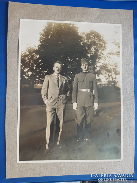 Old military photo. World War I.