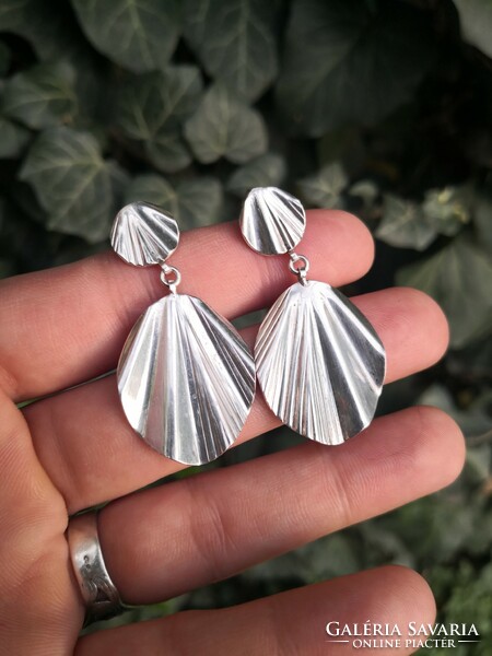 Beautiful, fluttering silver earrings
