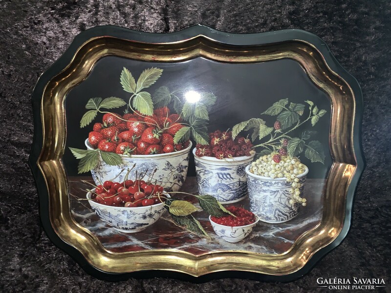 !!!Exclusive collector's item!!! Keller charles large metal tray