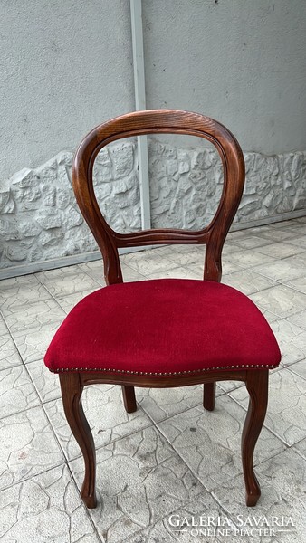 6 db antik stílusú támlás szék egyben vagy kettesével