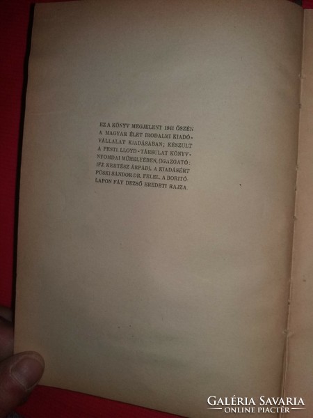 1944.Veres Péter - Falusi krónika könyv a képek szerint Magyar Élet