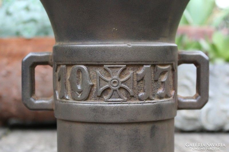 Iron mortar with mortar - 1914-1917