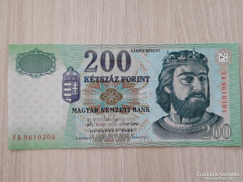 200 forint bankjegy FB sorozat 2004 UNC ropogós bankjegy