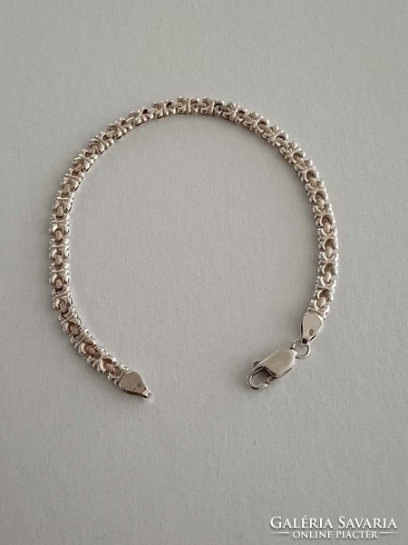 A beautiful silver bracelet