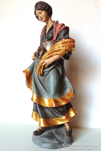 Blessed Lady of Sickles, large-scale carved and painted statue