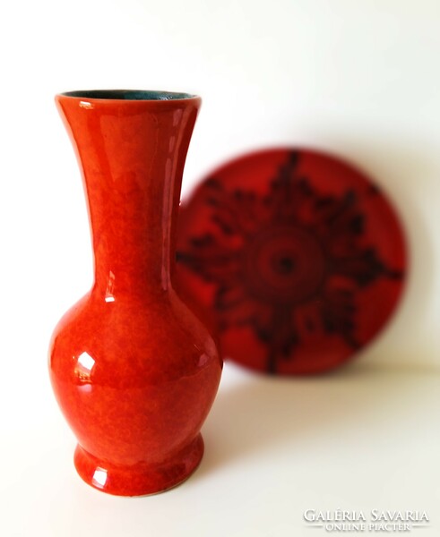 Retro,vintage, iparművészeti kerámia váza 31 cm
