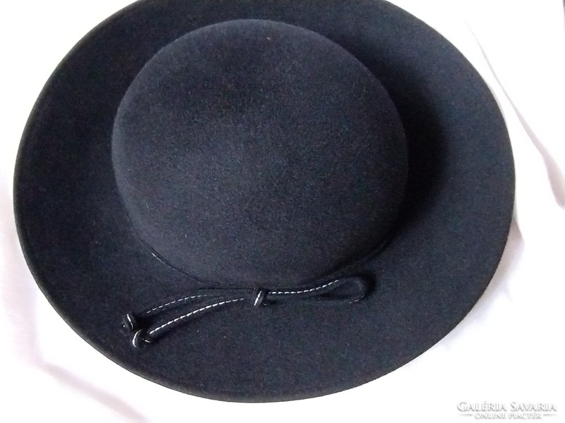 Új (de vintage) fekete női kalap