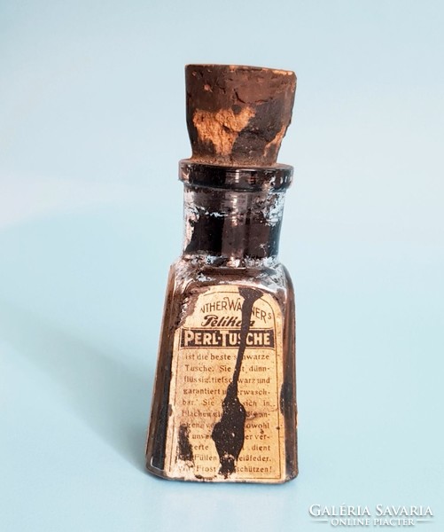 Antique 1920 günther wagner pelican ink bottle! A rare item!